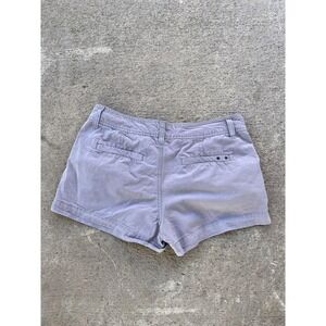 Converse Shorts Womens Me 29 Gray Chino Cotton Casual Zip Slash Pockets 4 Inseam